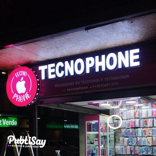 LETREROS CON LUZ Y VOLUMEN
